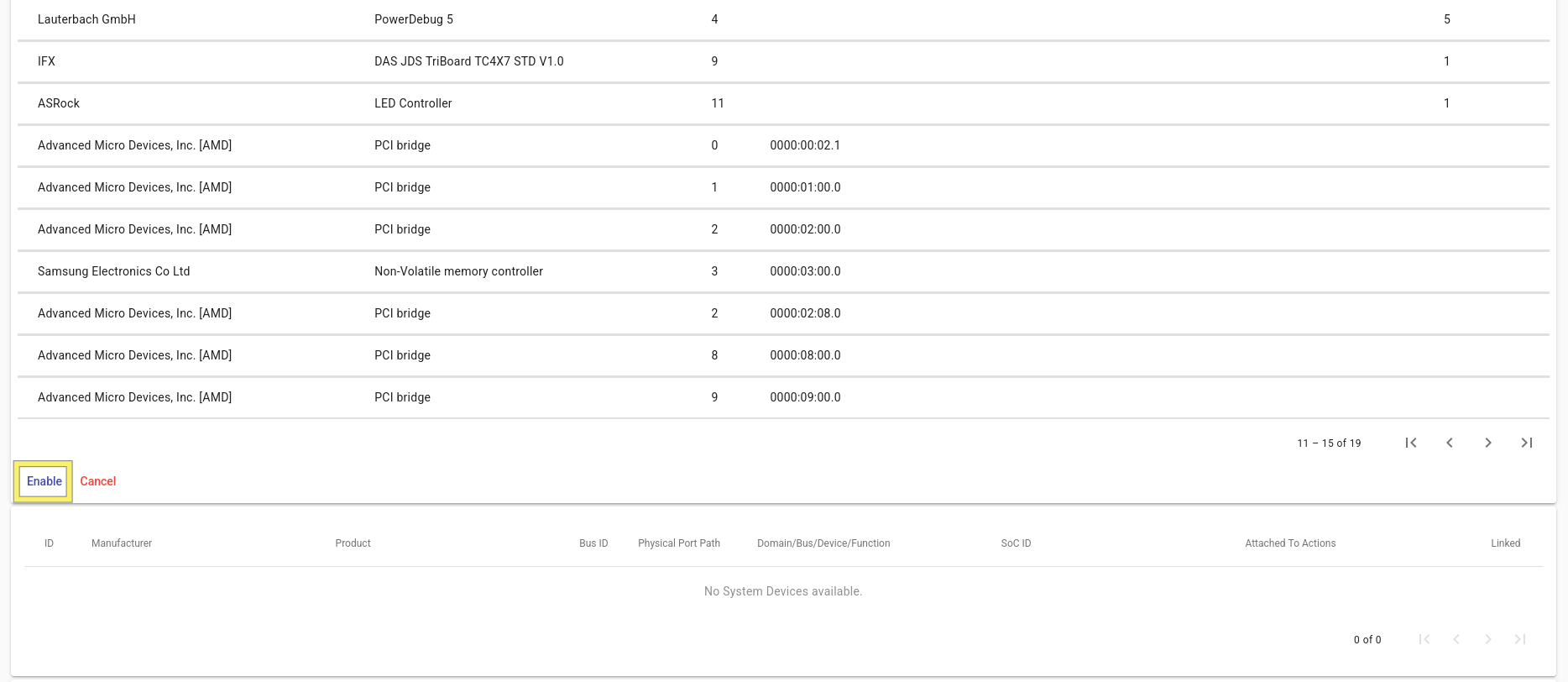 img: System device enable button