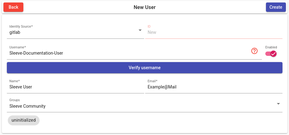 img: User settings example